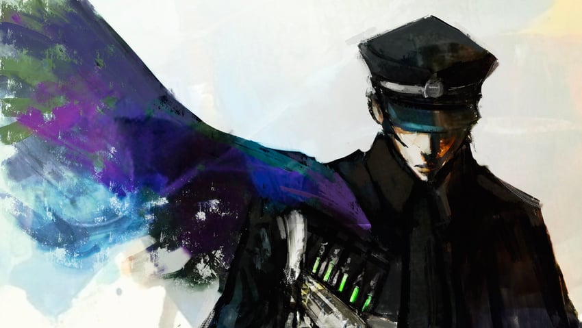 kuzunoha raidou (devil summoner and 1 more) drawn by kyezzzz
