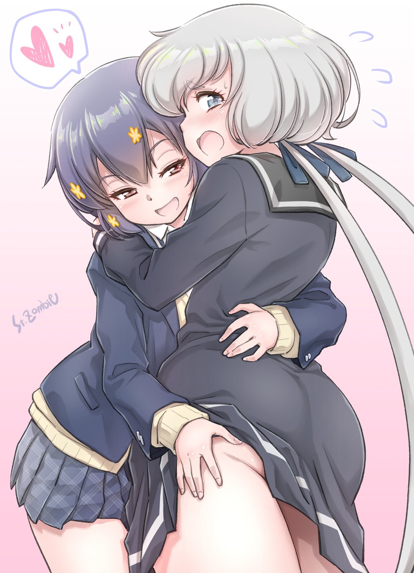 konno junko and mizuno ai (zombie land saga) drawn by studiozombie