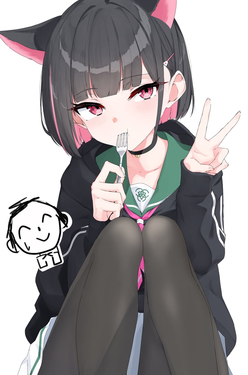 sensei, doodle sensei, and kazusa (blue archive) drawn by isocha