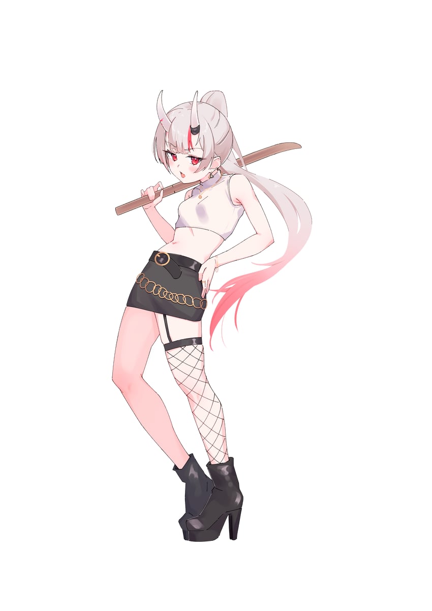 nakiri ayame (hololive and 1 more) drawn by inuinuo_gataken