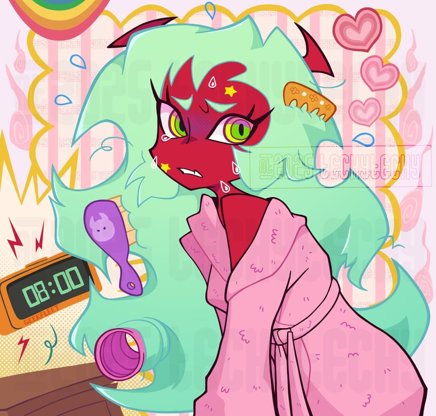 scanty (panty & stocking with garterbelt) drawn by ana_villarreal_(techytechy)