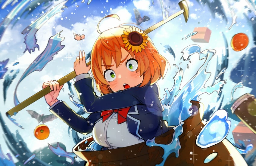 honma himawari (nijisanji and 1 more) drawn by sakurai_energy