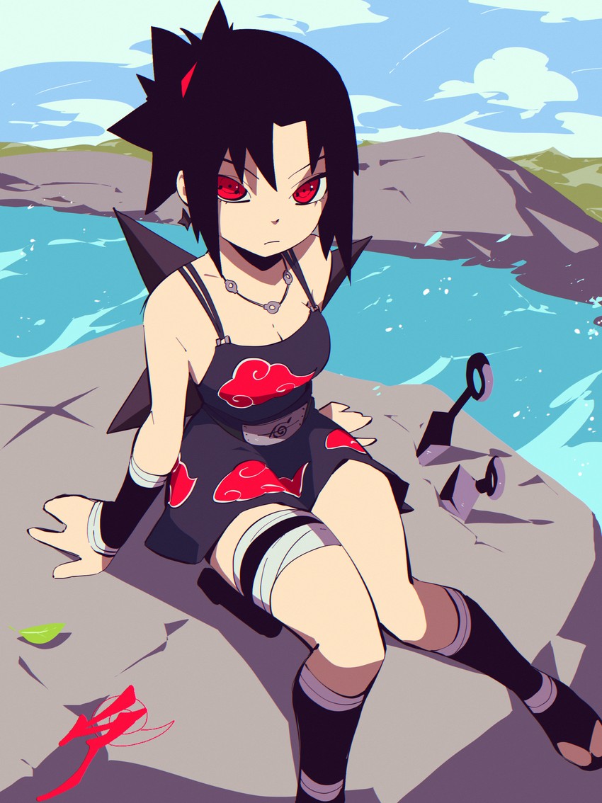 uchiha sasuke (naruto) drawn by aetherion