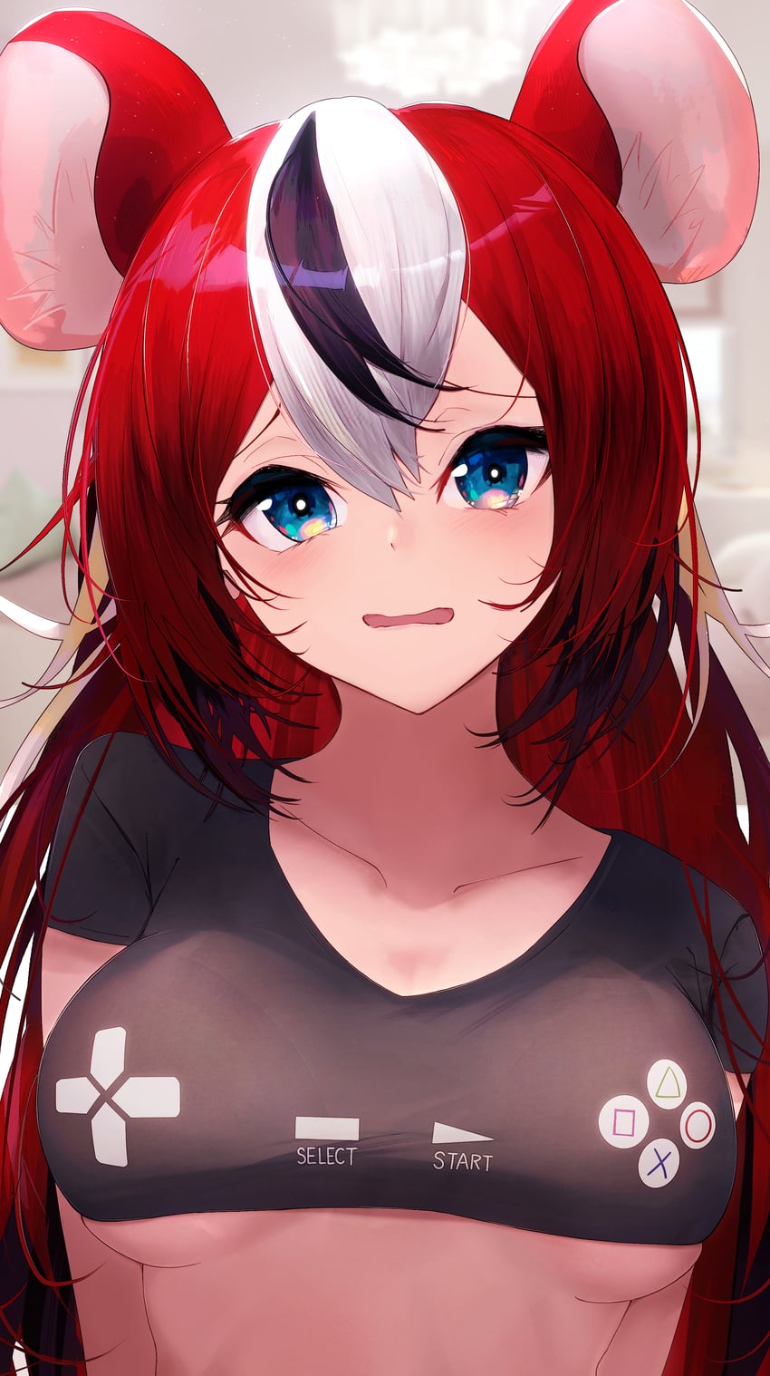 hakos baelz (hololive and 1 more) drawn by getto