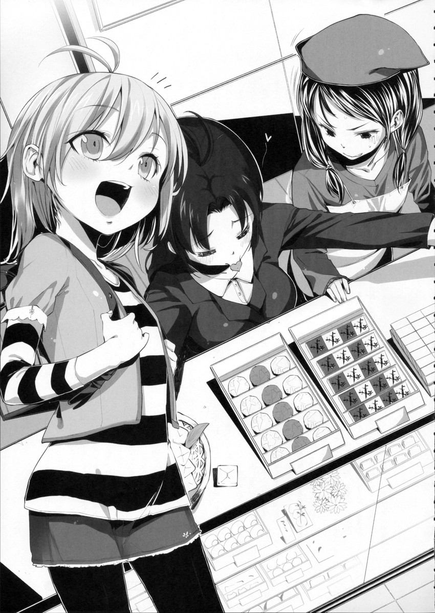 touwa erio, touwa meme, and komaki (denpa onna to seishun otoko) drawn by buriki