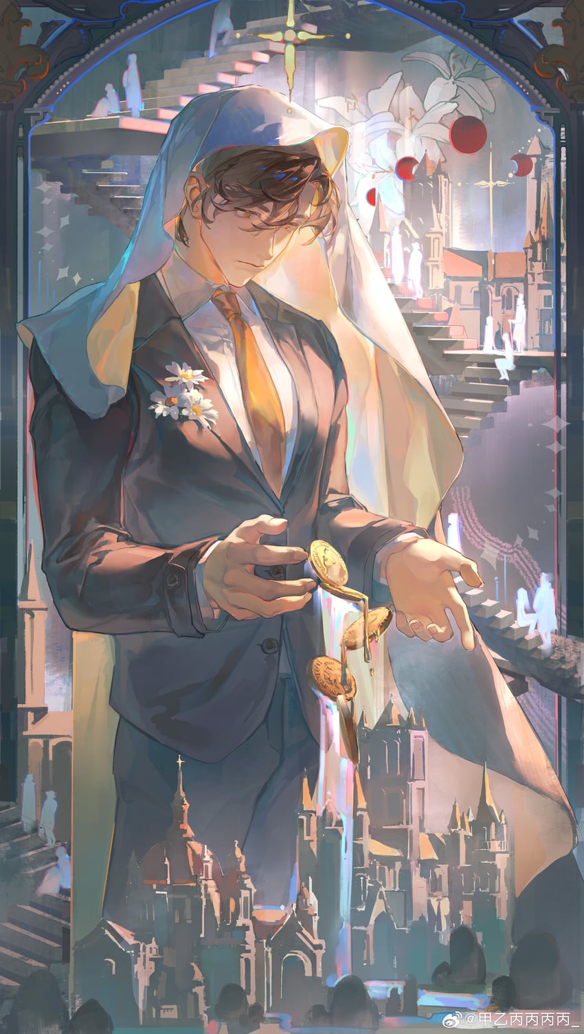 klein moretti (lord of the mysteries) drawn by jia_yi_bing_bing_bing_bing