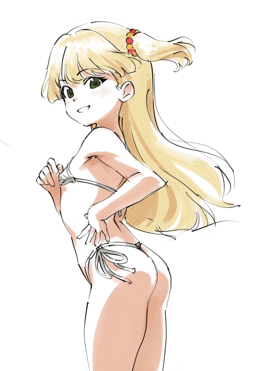 jougasaki rika (idolmaster and 1 more) drawn by nhej