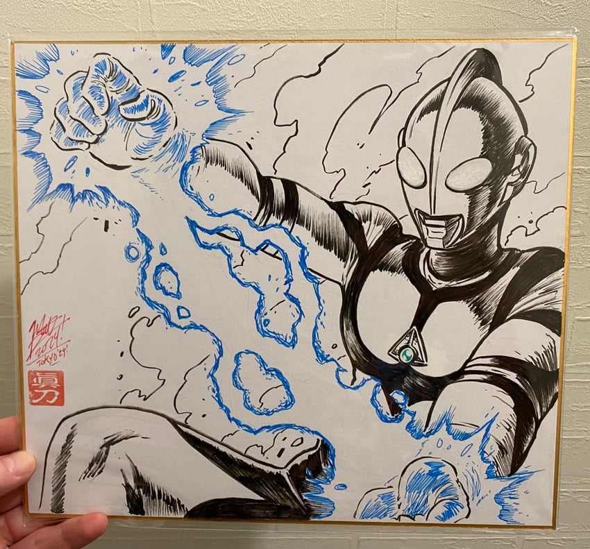 ultraman great (ultra series and 1 more) drawn by matt_frank