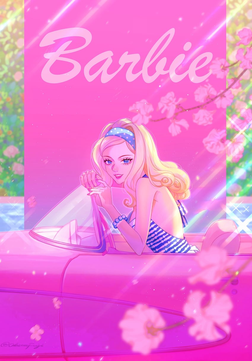 barbie, stereotypical barbie, and margot robbie (barbie) drawn by okitafuji