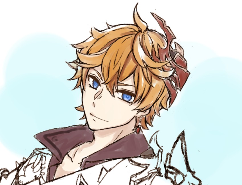 tartaglia (genshin impact) drawn by aqua_hisui