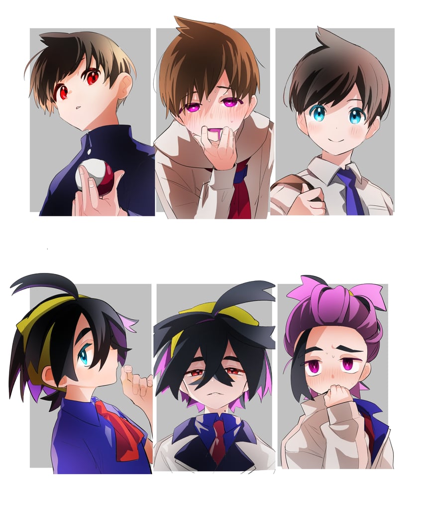 kieran and florian (pokemon and 1 more) drawn by uzura_syouyu