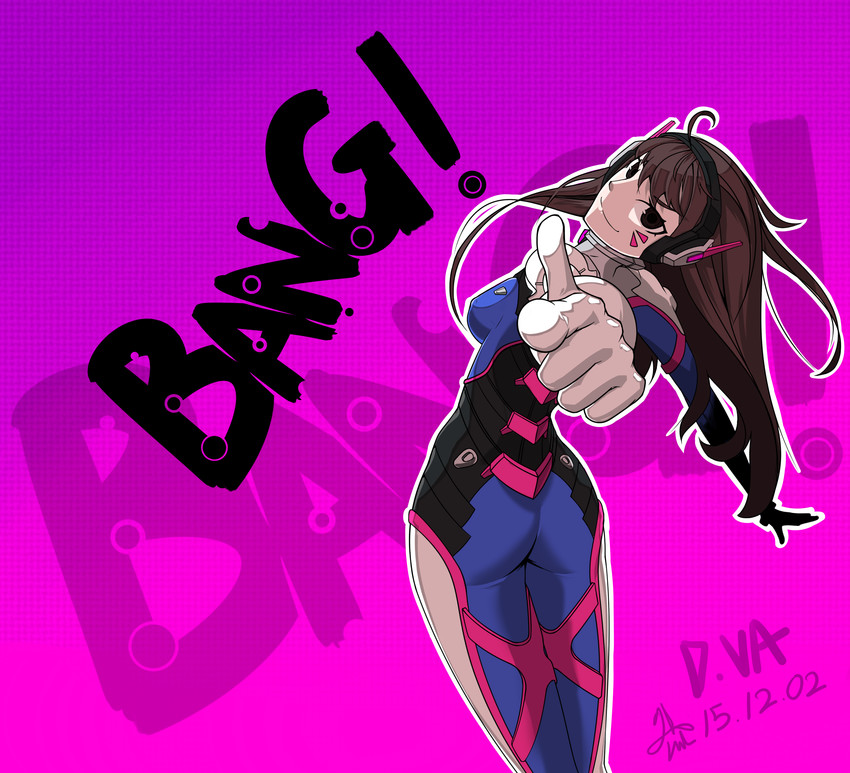 d.va (overwatch and 1 more) drawn by nakwang
