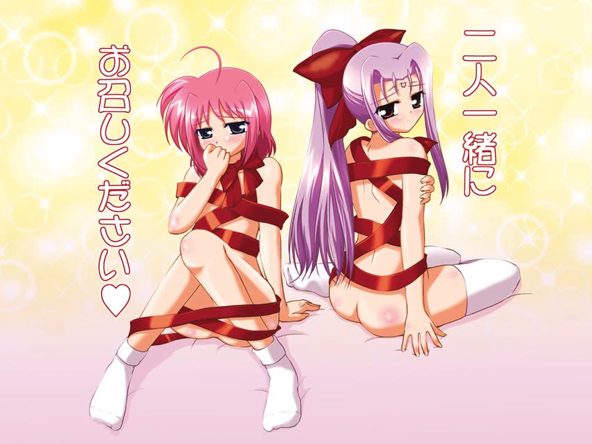 caro ru lushe and lutecia alpine (lyrical nanoha and 1 more) drawn by mikage_takashi