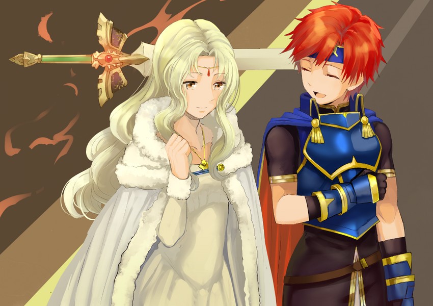 roy and guinevere (fire emblem and 1 more) drawn by shoochiku_bai