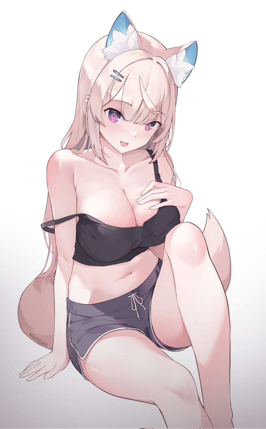 fuwawa abyssgard (hololive and 1 more) drawn by namiorii