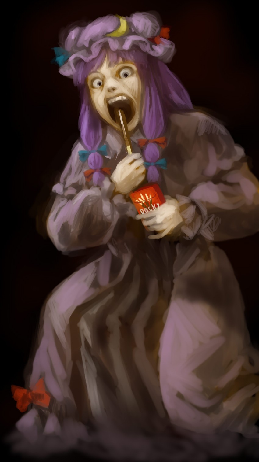 patchouli knowledge (touhou and 1 more) drawn by kawahagi_modoki