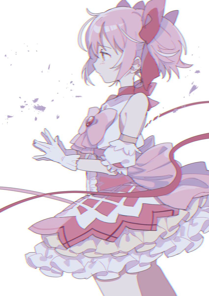 kaname madoka (mahou shoujo madoka magica and 1 more) drawn by ayumaru_(art_of_life)