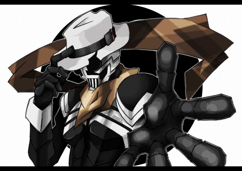 kamen rider skull (kamen rider and 1 more) drawn by marimo_jun