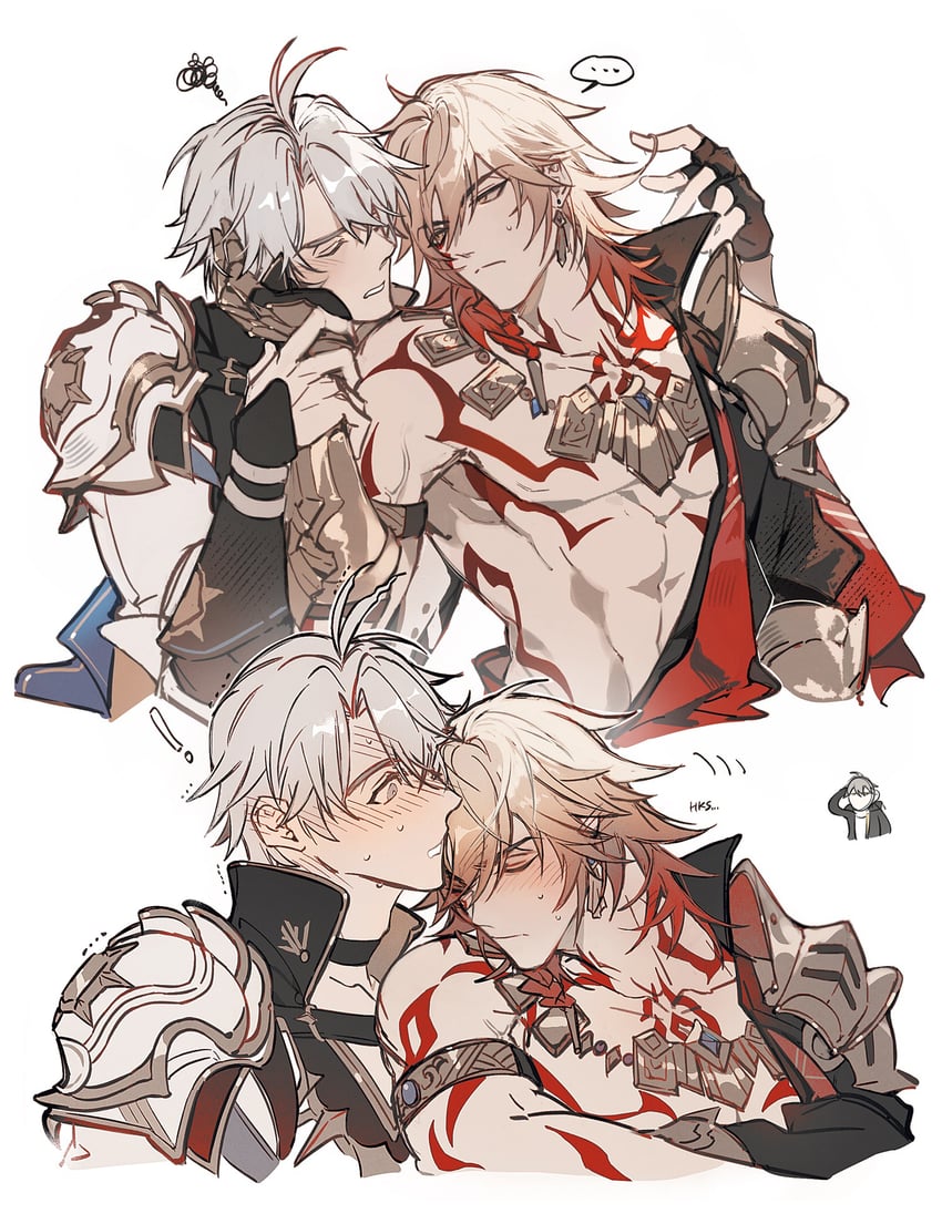 phainon and mydei (honkai and 1 more) drawn by gyulseu
