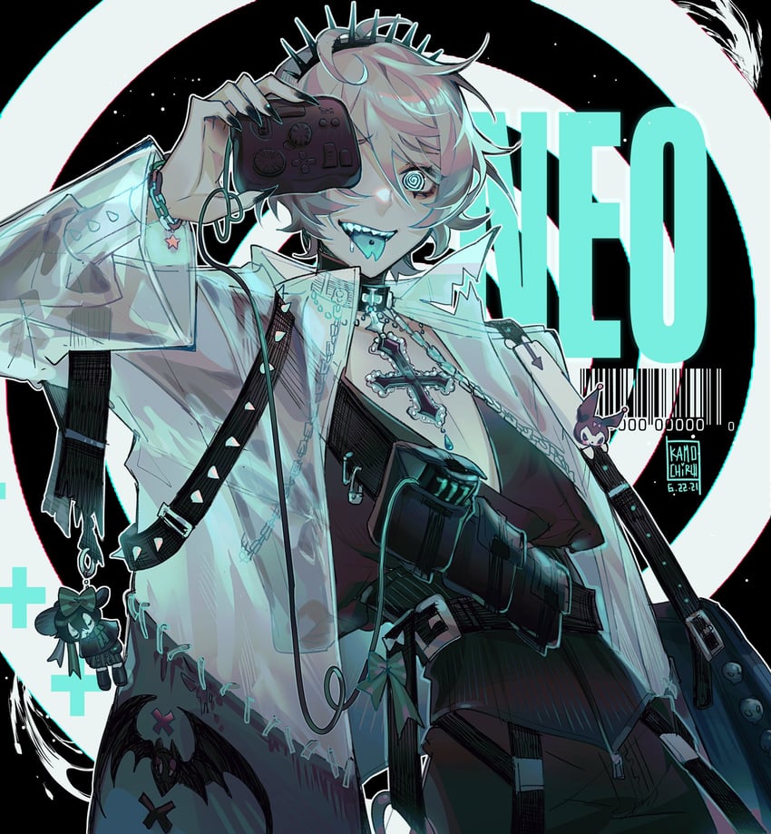 kuromi (original and 2 more) drawn by kamochiru