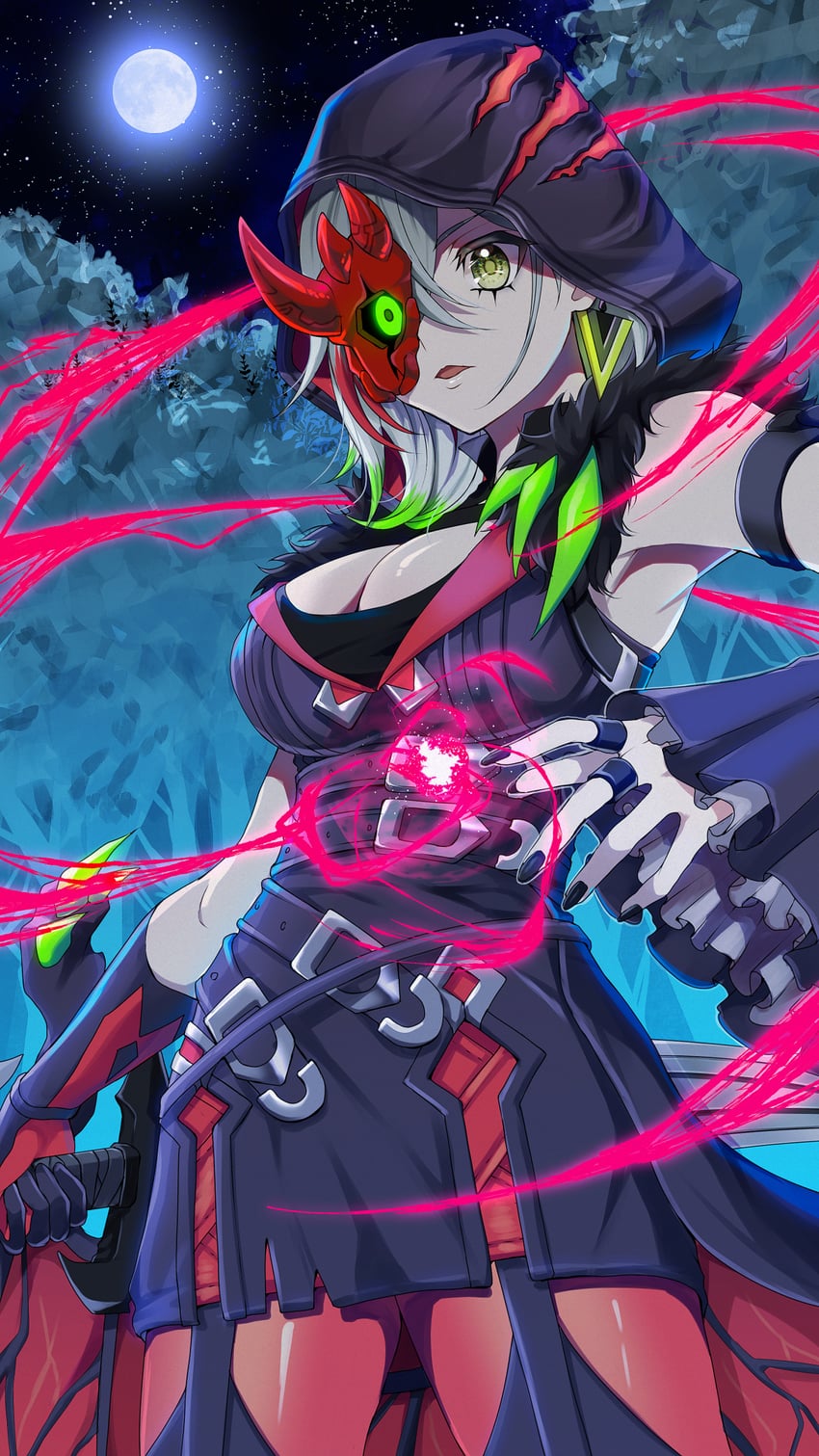 diabellstar the black witch (yu-gi-oh!) drawn by pinyata_(pinyaland)