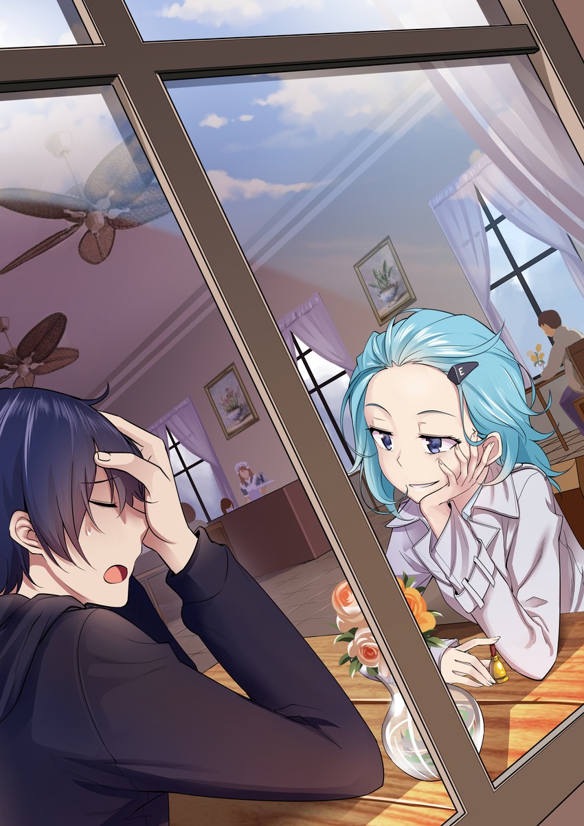 lieserl albert einstein and welt joyce (honkai and 1 more) drawn by fei_luo_mao