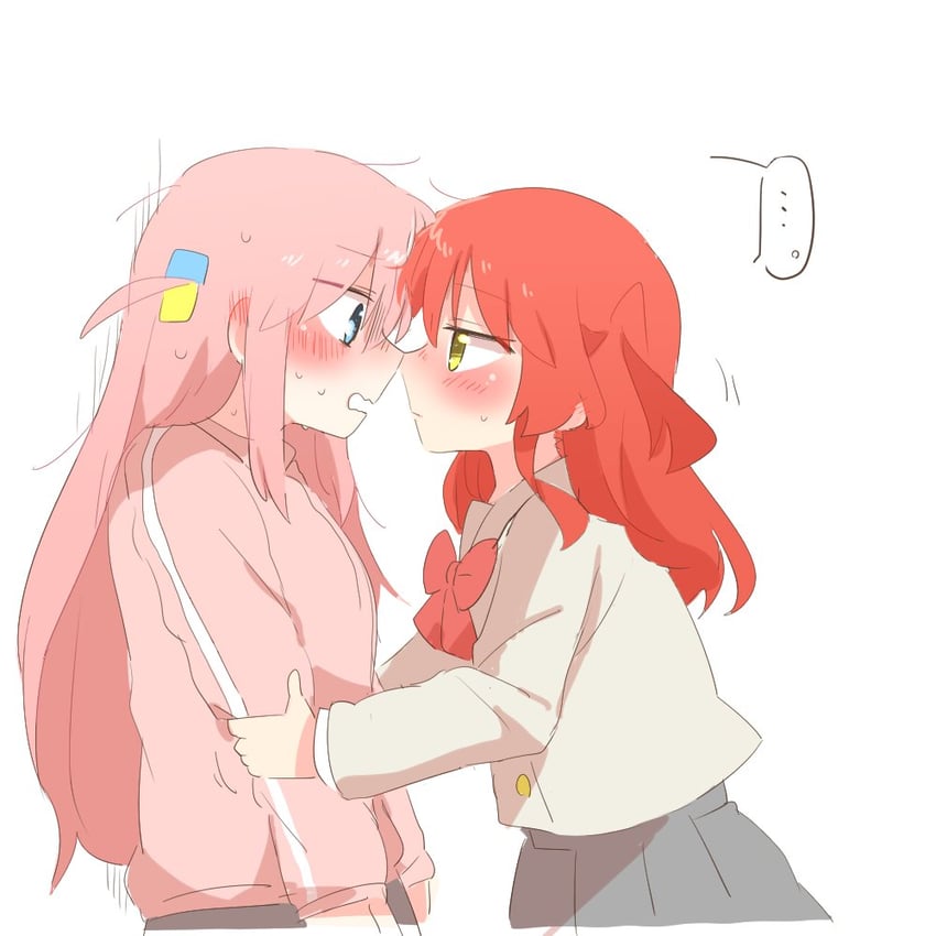 gotoh hitori and kita ikuyo (bocchi the rock!) drawn by rebecca_(keinelove)