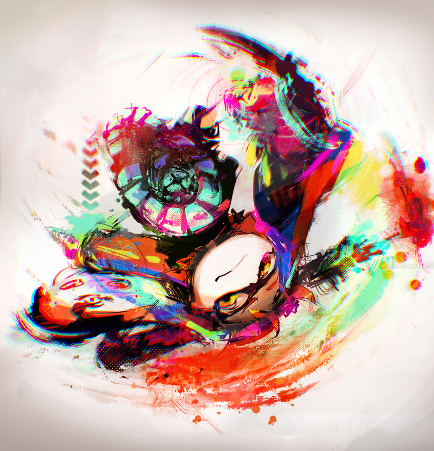 inkling player character and inkling girl (splatoon and 1 more) drawn by doku_kinoko