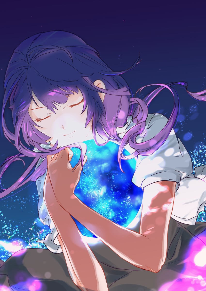 senjougahara hitagi (monogatari and 1 more) drawn by usa003uni