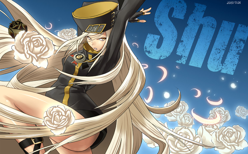 millia rage (guilty gear and 1 more) drawn by zaki_(narashigeo)