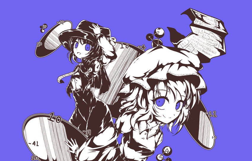 usami renko and maribel hearn (touhou and 1 more) drawn by shen_li