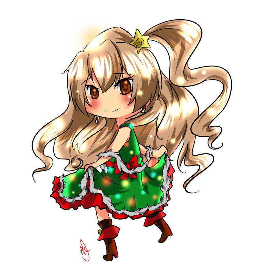 aisaka taiga (toradora!) drawn by kitsunerenachan