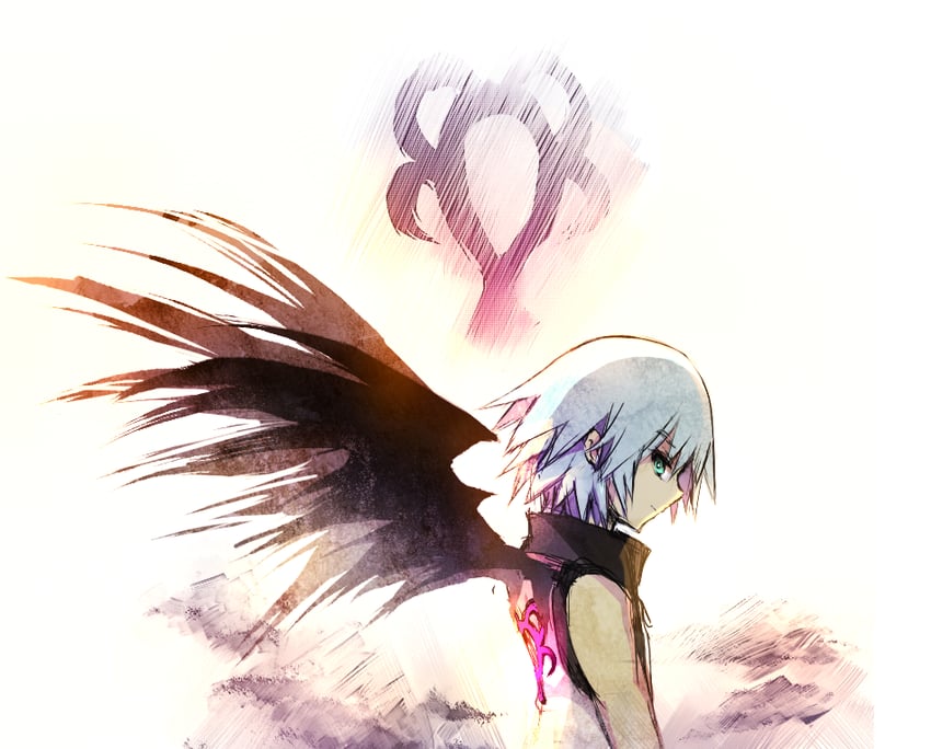 riku (kingdom hearts and 1 more) drawn by momoppi