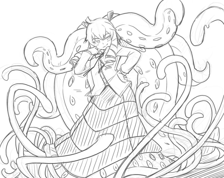 emily (mon-musu quest! and 1 more) drawn by jingai_modoki