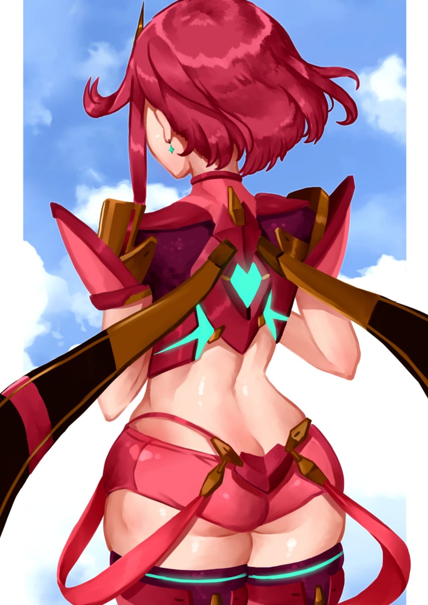 pyra (xenoblade chronicles and 1 more) drawn by yotsuha_uni