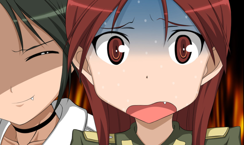 francesca lucchini and minna-dietlinde wilcke (world witches series and 1 more) drawn by monizumi_ishikawa
