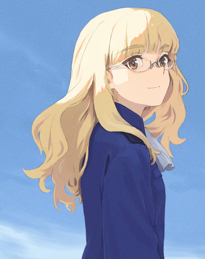 perrine h. clostermann (world witches series and 1 more) drawn by shiratama_(hockey)