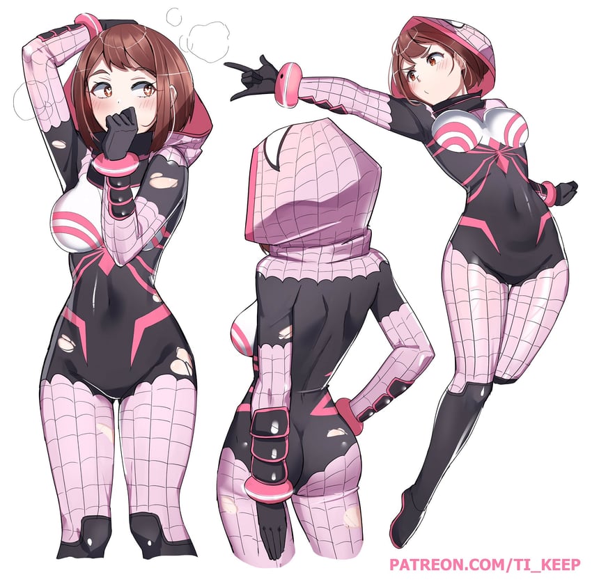 sakura spider and hida haruka (marvel and 4 more) drawn by ti_keep