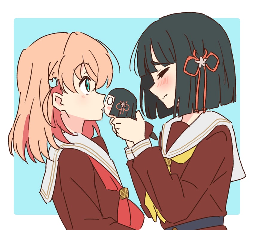 hinoshita kaho and momose ginko (love live! and 1 more) drawn by nogreen