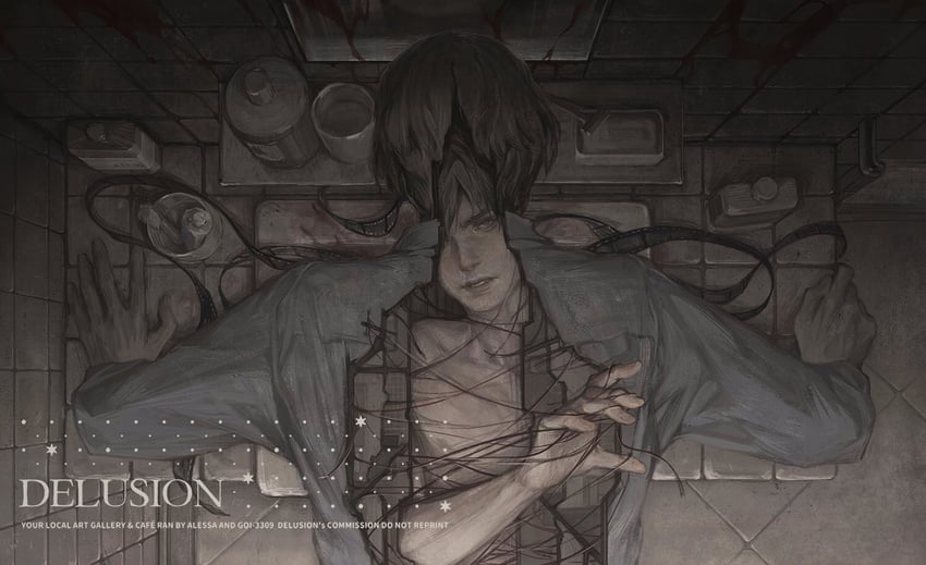 henry townshend (silent hill and 1 more) drawn by chanasykine