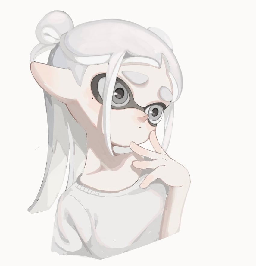 inkling player character and inkling girl (splatoon and 1 more) drawn by k_as_u