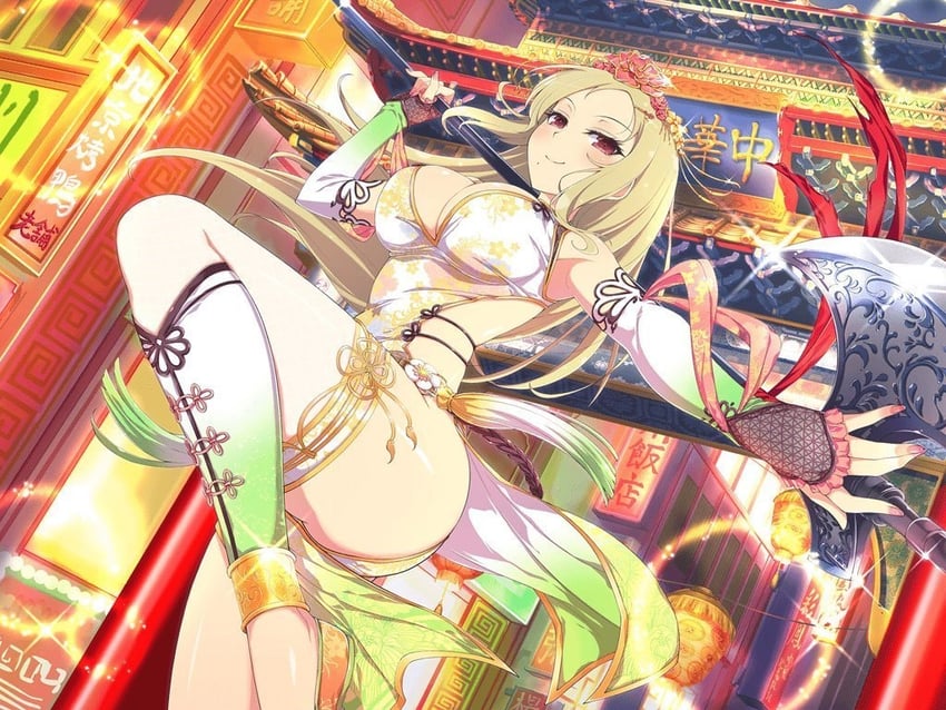 shiki (senran kagura and 2 more) drawn by yaegashi_nan
