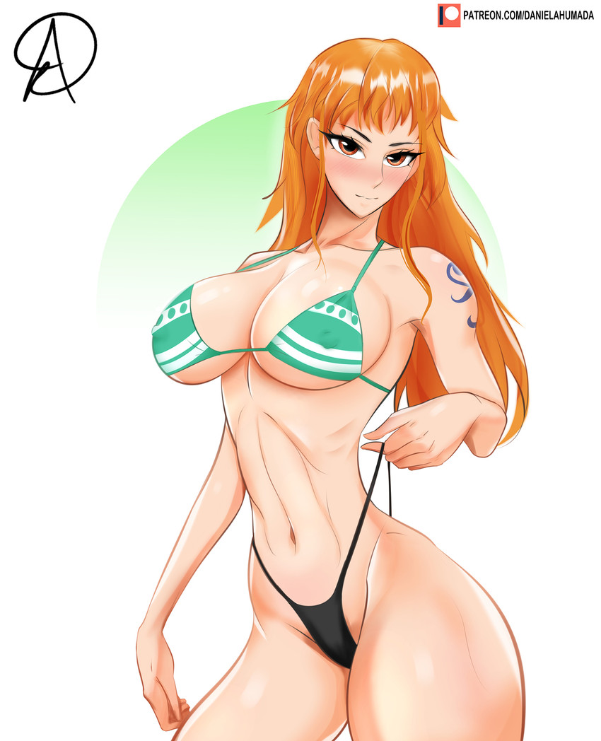 nami (one piece) drawn by almualim