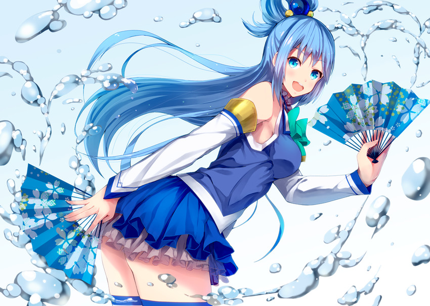 aqua (kono subarashii sekai ni shukufuku wo!) drawn by konkito