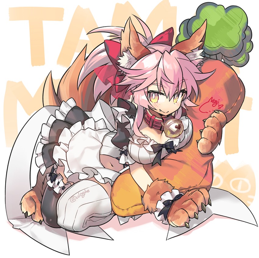 tamamo and tamamo cat (fate and 2 more) drawn by negi_(ulog'be)