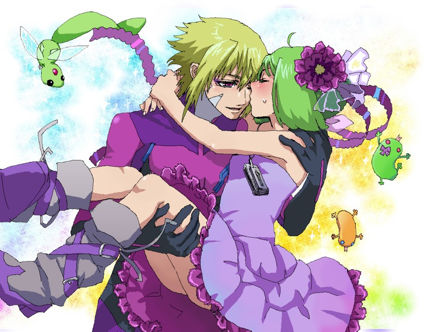 ranka lee, brera sterne, ai-kun, and vajra (macross and 1 more) drawn by cero_(cerocero)