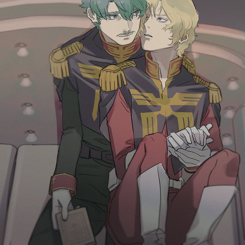 char aznable and challia bull (gundam and 1 more) drawn by mrtoen