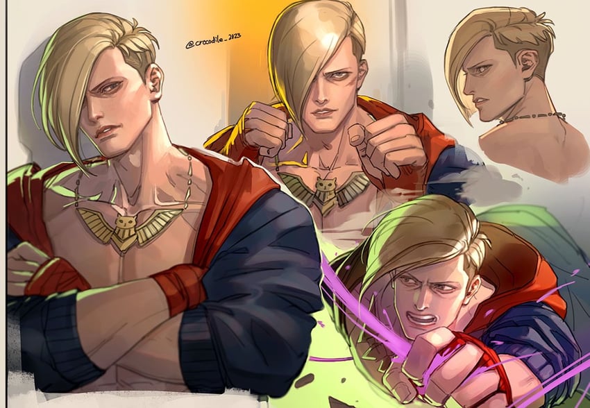 ed (street fighter and 1 more) drawn by crocodile_2023