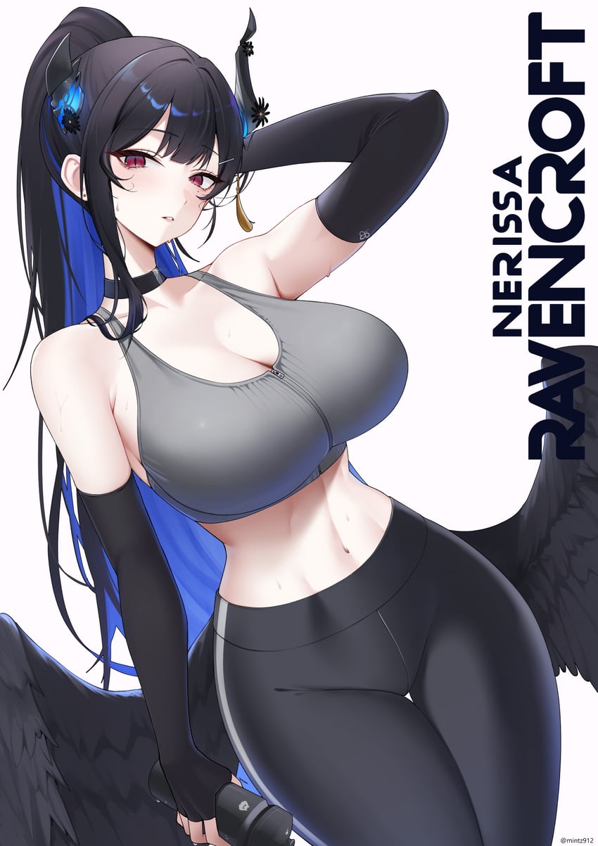 nerissa ravencroft (hololive and 1 more) drawn by mintz912