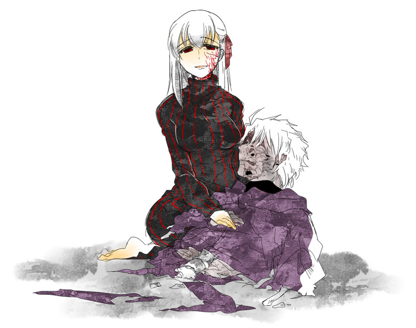 matou sakura, matou kariya, and dark sakura (fate and 2 more) drawn by kinroh
